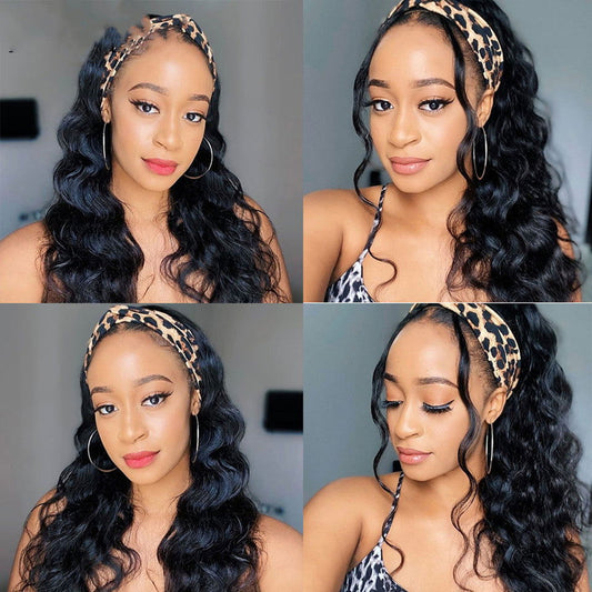 Women's New Ice Silk Hair With Head Cover Long Curly Wig - CHRISTDEST GLOBAL SERVICE