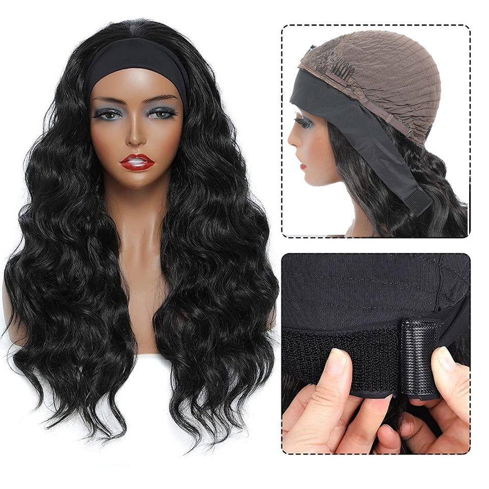 Women's New Ice Silk Hair With Head Cover Long Curly Wig - CHRISTDEST GLOBAL SERVICE