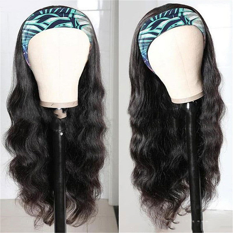 Women's New Ice Silk Hair With Head Cover Long Curly Wig - CHRISTDEST GLOBAL SERVICE