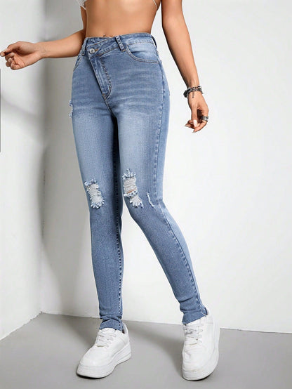 Women's Slim Fit Skinny Jeans - CHRISTDEST GLOBAL SERVICE