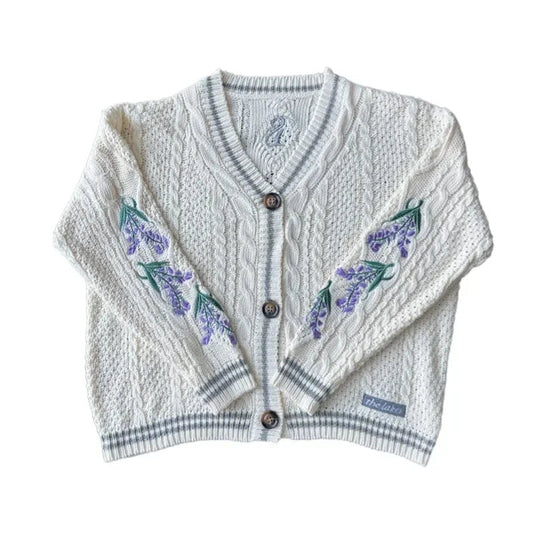 Womens Star Pattern Aesthetic Lake Cardigan Winter Warm Cute Y2k Cardigan Autumn Sweet Star Neck Sleeve Sweater Female Cardigans - CHRISTDEST GLOBAL SERVICE