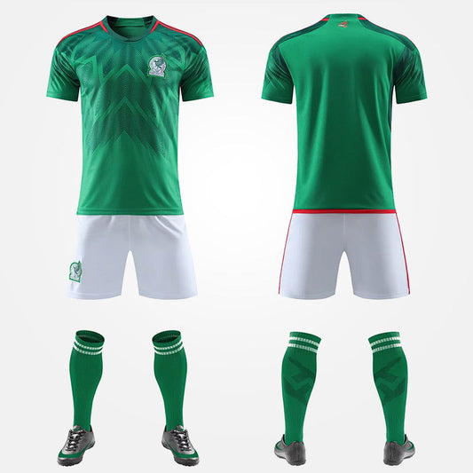 World Cup Qatar Football Shirt Set National Team Kit Mexico Belgium Croatia Home Away Boys and Girls - CHRISTDEST GLOBAL SERVICE