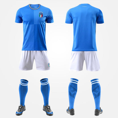 World Cup Qatar Football Shirt Set National Team Kit Uruguay Qatar Italy Liverpool Chelsea Home Away Boys and Girls - CHRISTDEST GLOBAL SERVICE