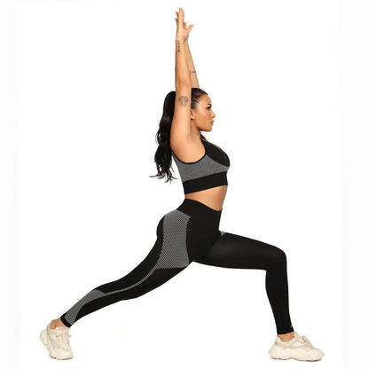 Yoga Set 2 Piece Women Tracksuit Fitness Suit Bra - CHRISTDEST GLOBAL SERVICE