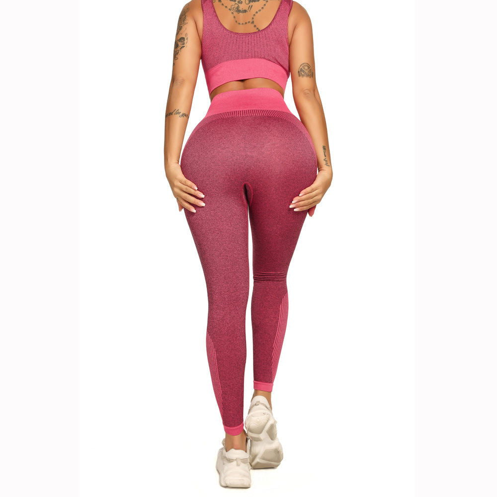 Yoga Set 2 Piece Women Tracksuit Fitness Suit Bra - CHRISTDEST GLOBAL SERVICE