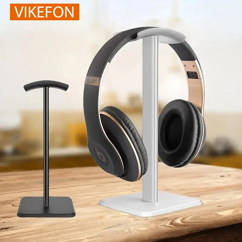 VIKEFON Head-Mounted Headphone Stand Stijlvolle afneembare headsethouder voor Airpods Max Beats Bose Sennheiser Display Stand 