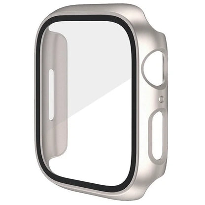 Glass+Cover For Apple Watch case 8 7 6 SE 5 9 iWatch Accessorie Screen Protector Apple watch serie 44mm 40mm 41mm 45mm 42mm 38mm - CHRISTDEST GLOBAL SERVICE