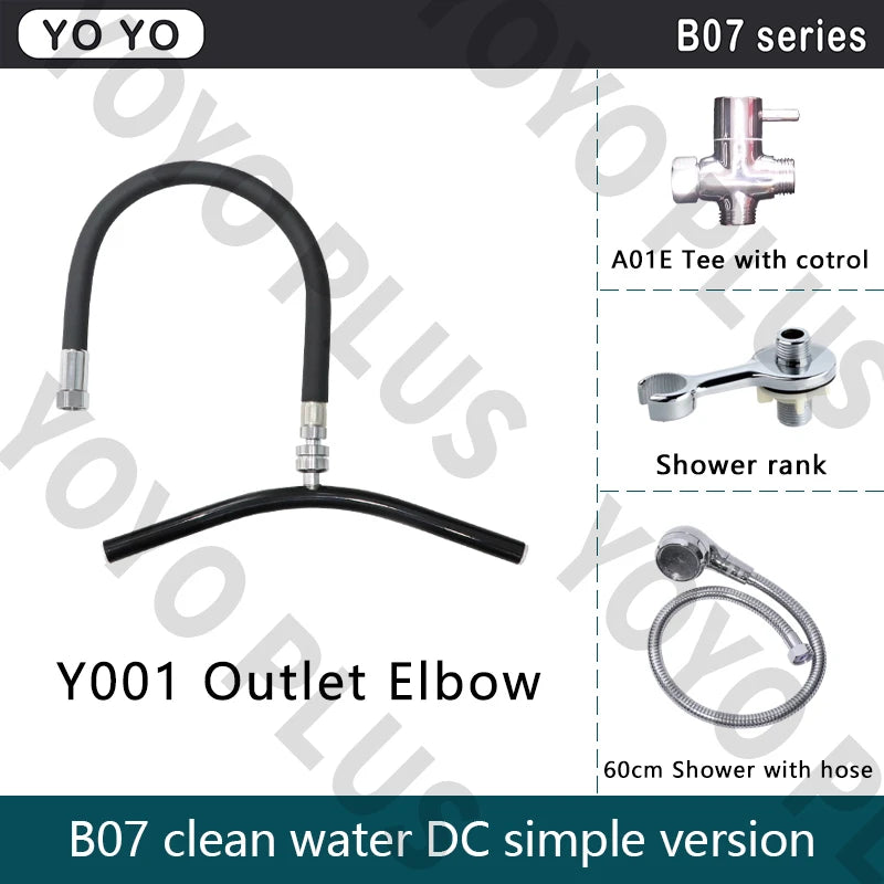 Head Spa Shower Washbasin Frame for Shampoo Chair Wash Hair Salon Style Scalp Care Waterfall Adjustable Faucet