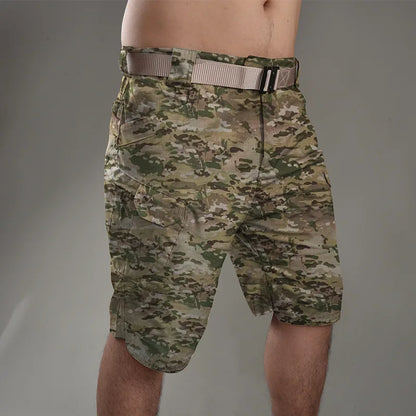 Summer Waterproof Quick Dry Multi-pocket Shorts Men Cargo Shorts Tactical Short Pants Men's Outdoor Clothes Hunting Fishing - CHRISTDEST GLOBAL SERVICE