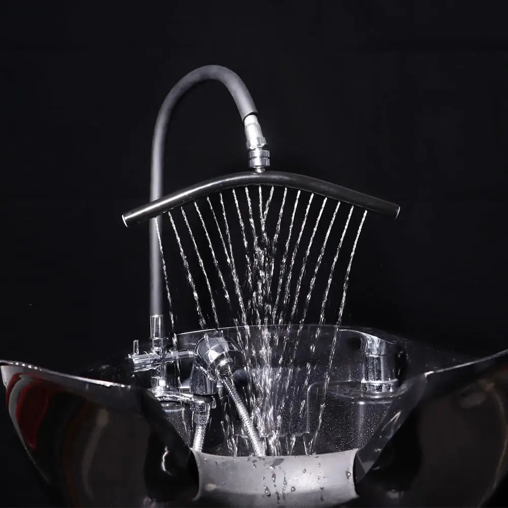 Head Spa Shower Washbasin Frame for Shampoo Chair Wash Hair Salon Style Scalp Care Waterfall Adjustable Faucet