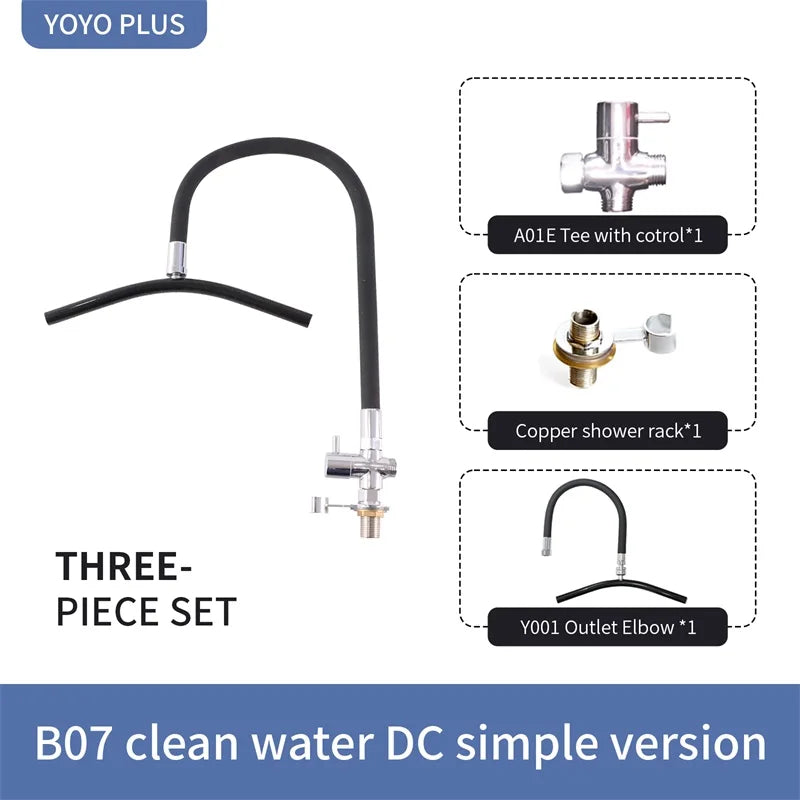 Head Spa Shower Washbasin Frame for Shampoo Chair Wash Hair Salon Style Scalp Care Waterfall Adjustable Faucet