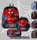 Spider-Man, Boys and Girls Backpack Lunch Box Pencil Case Set Perfect for Travel Camping Shoulder Bag Casual Cartoon Backpack