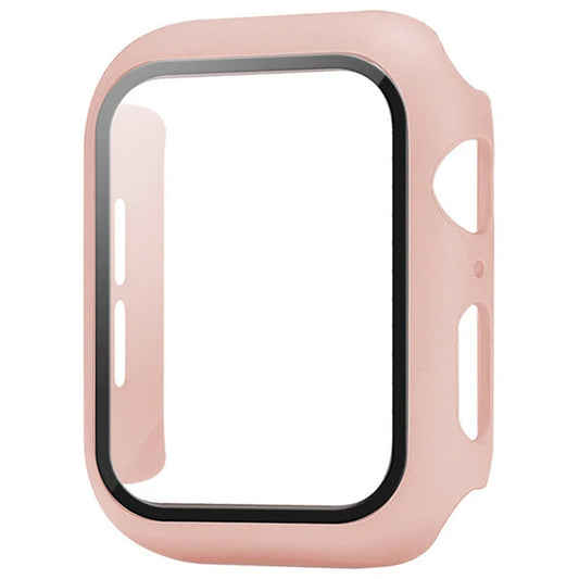 Glass+Cover For Apple Watch case 8 7 6 SE 5 9 iWatch Accessorie Screen Protector Apple watch serie 44mm 40mm 41mm 45mm 42mm 38mm - CHRISTDEST GLOBAL SERVICE