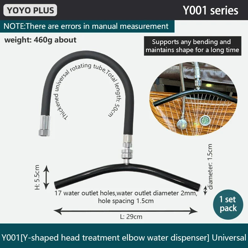 Head Spa Shower Washbasin Frame for Shampoo Chair Wash Hair Salon Style Scalp Care Waterfall Adjustable Faucet