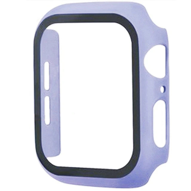 Glass+Cover For Apple Watch case 8 7 6 SE 5 9 iWatch Accessorie Screen Protector Apple watch serie 44mm 40mm 41mm 45mm 42mm 38mm - CHRISTDEST GLOBAL SERVICE