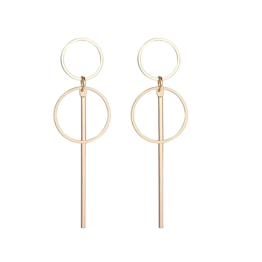 simple style geometric plating alloy no inlaid earrings - CHRISTDEST GLOBAL SERVICE